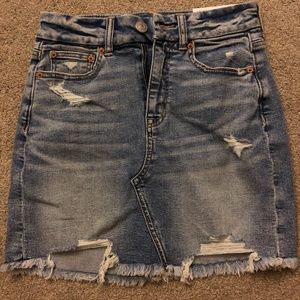 Denim Mini Skirt